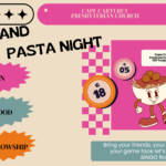 Pasta & Bingo Night, Friday,  Sept. 25